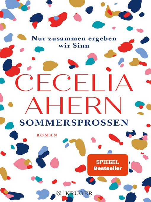 Titeldetails für Sommersprossen – Nur zusammen ergeben wir Sinn nach Cecelia Ahern - Warteliste